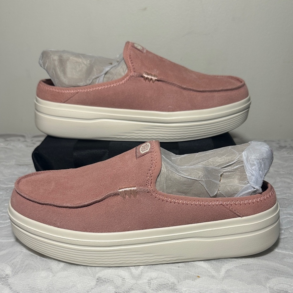 Hey Dude Women's Austin Lift Classic Shoes Color: Pink SZ10